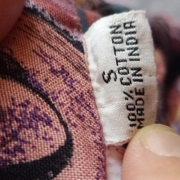 Vintage 90s Picasso Style Funky Pattern Button-Up Shirt UNISEX - Picture 5 of 5